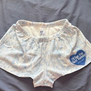 Boys Lie Light Blue Patterned Athletic Shorts